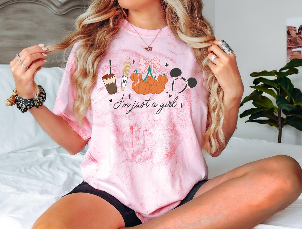 Disney Fall Mickey T-Shirt Comfort Color Coquette Shirt