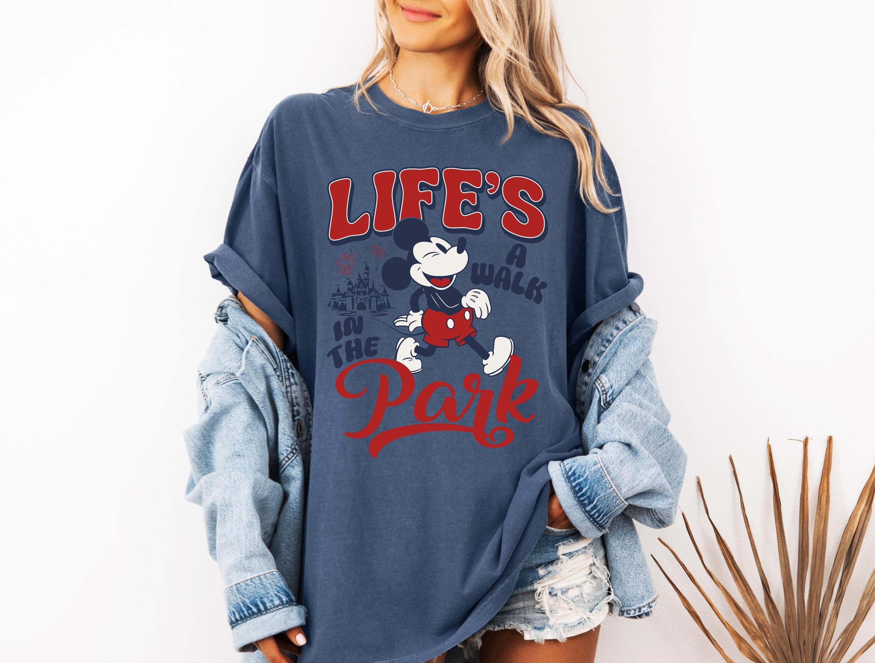 Disney Mickey Comfort Color T-Shirt Vacation Park Tee