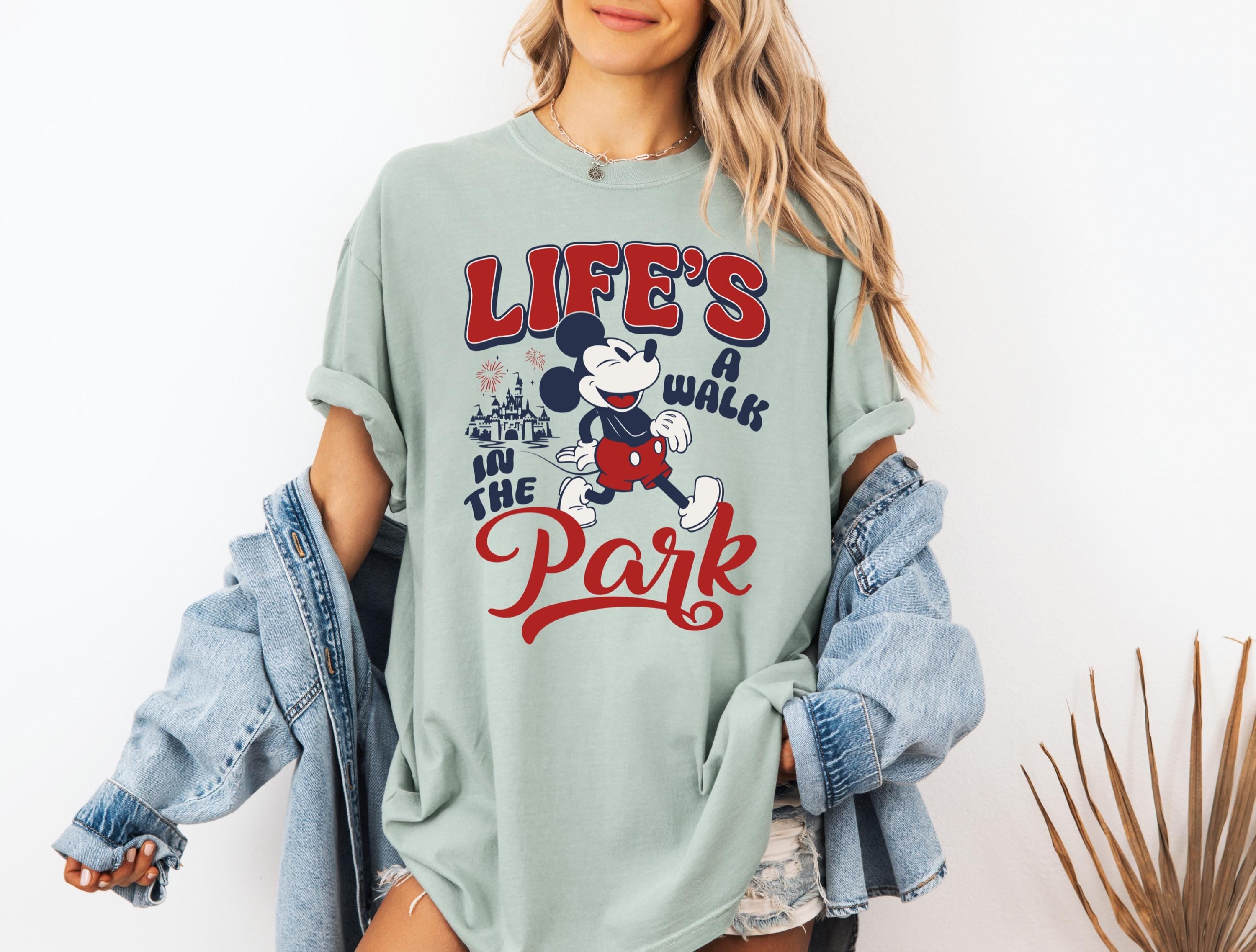 Disney Mickey Comfort Color T-Shirt Vacation Park Tee