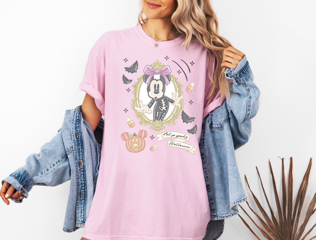 Disney Minnie Halloween T-Shirt Coquette Mickey