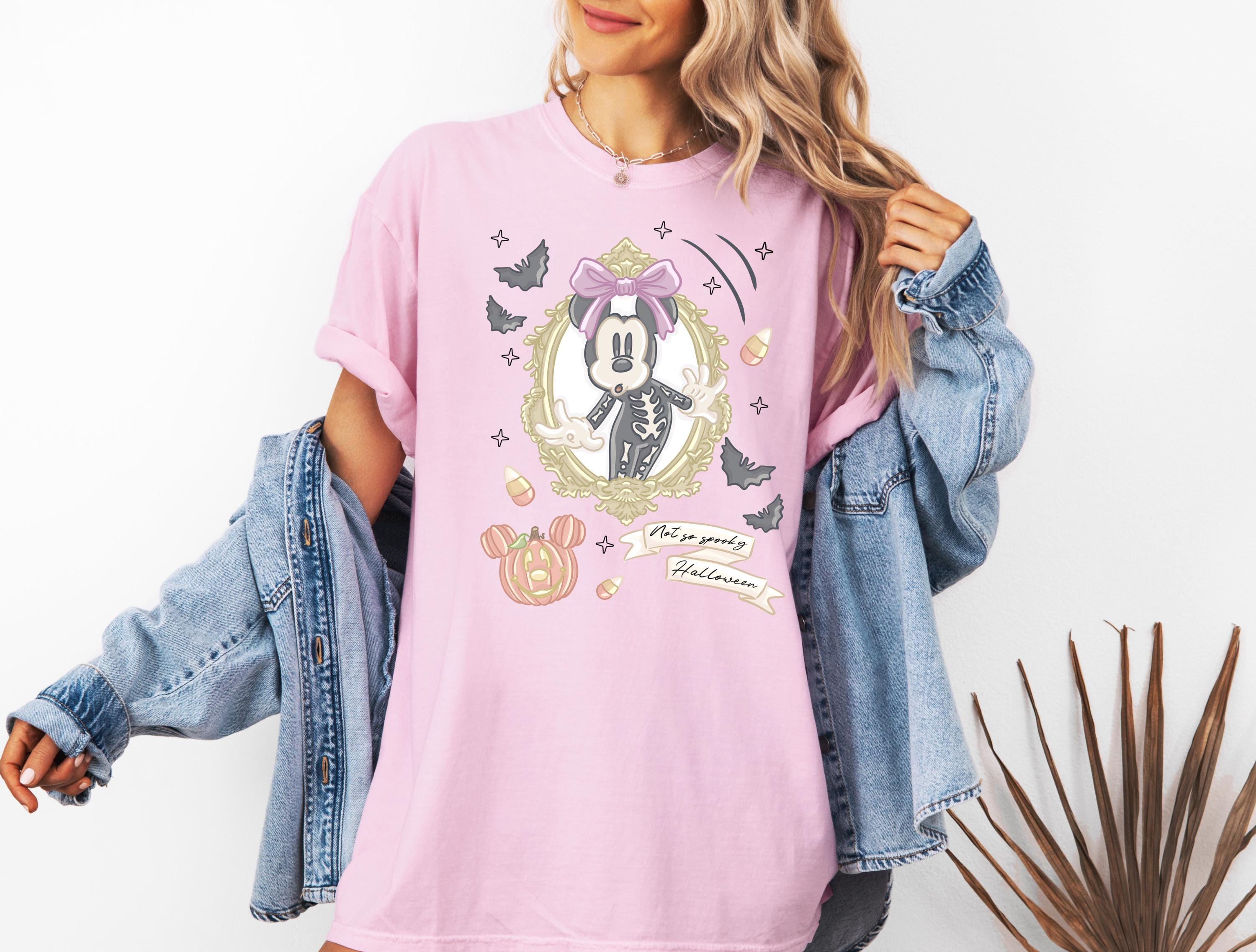 Disney Minnie Halloween T-Shirt Coquette Mickey