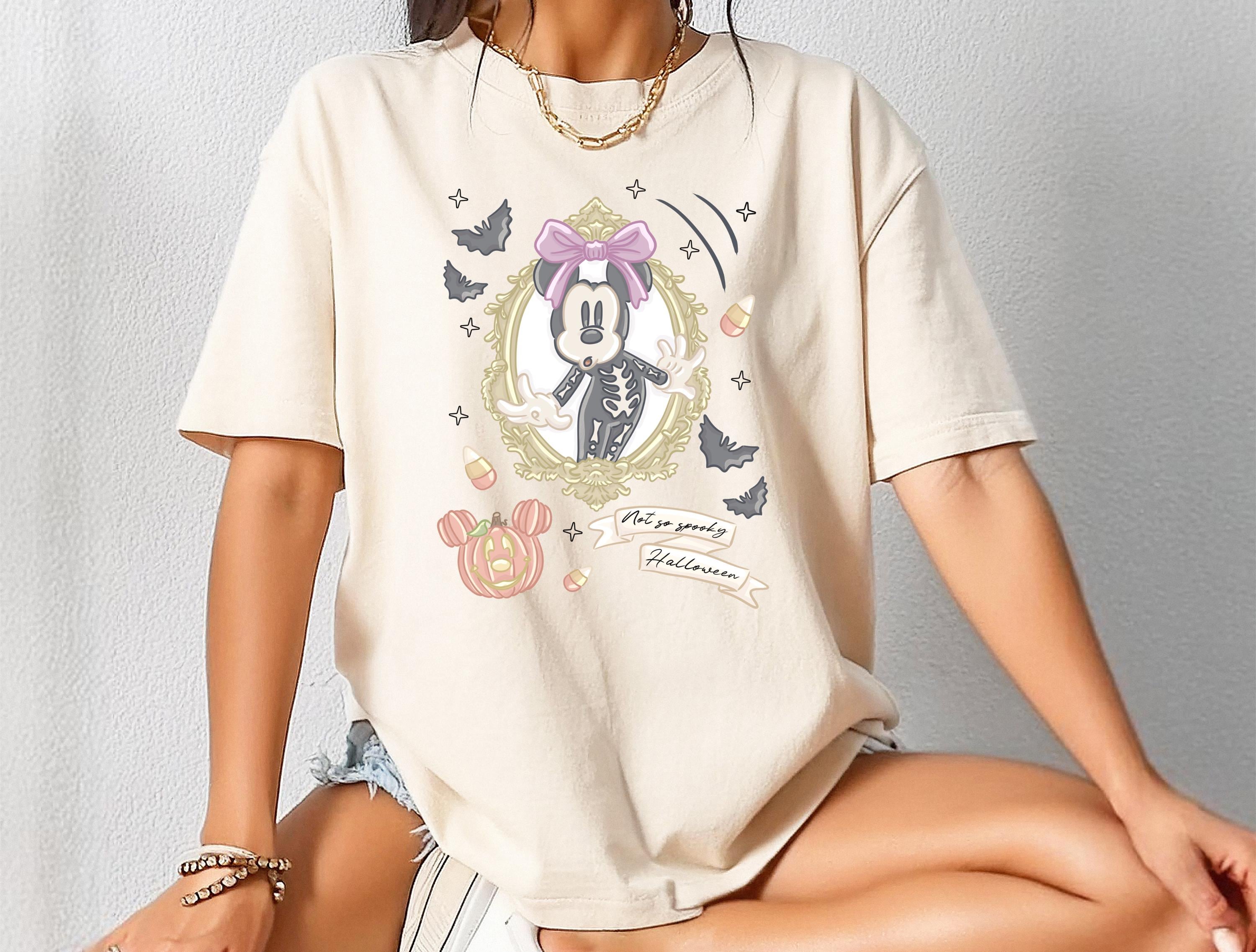 Disney Minnie Halloween T-Shirt Coquette Mickey