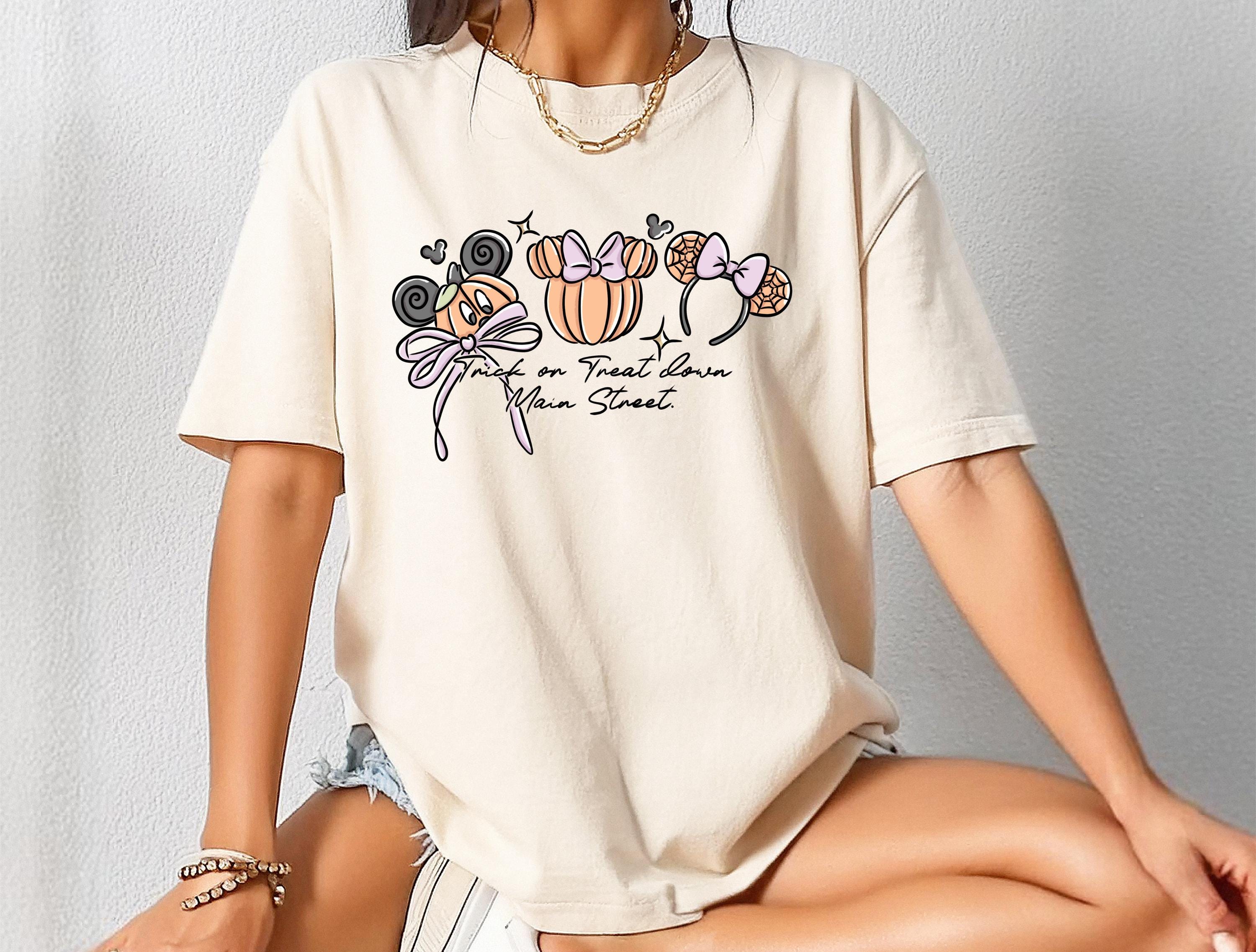 Disney Halloween T-Shirt Comfort Color Mickey Main Street Shirt
