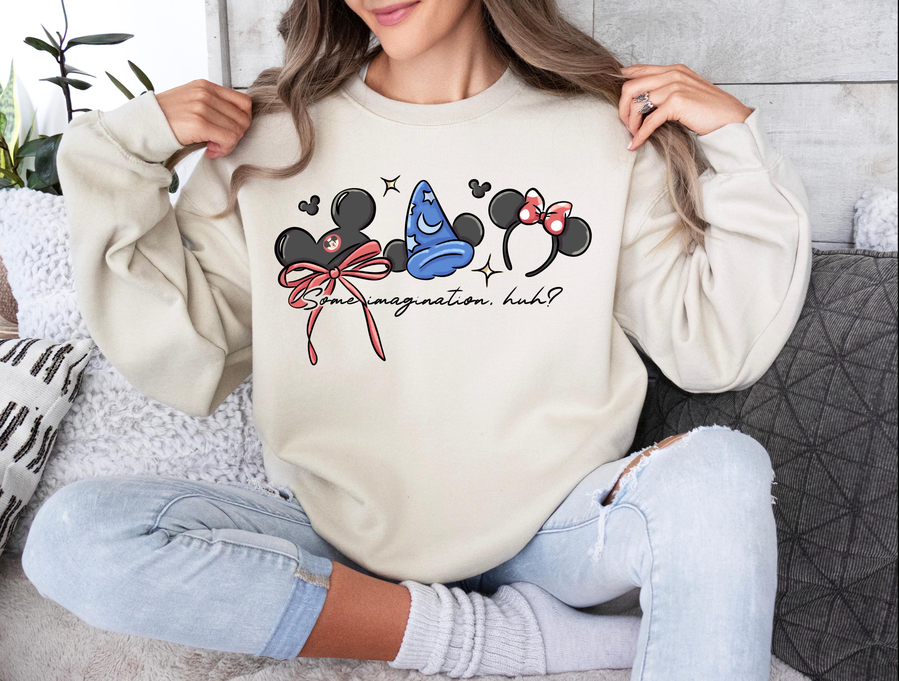 Disney Fantasmic Mickey Sweatshirt Some Imagination Shirt