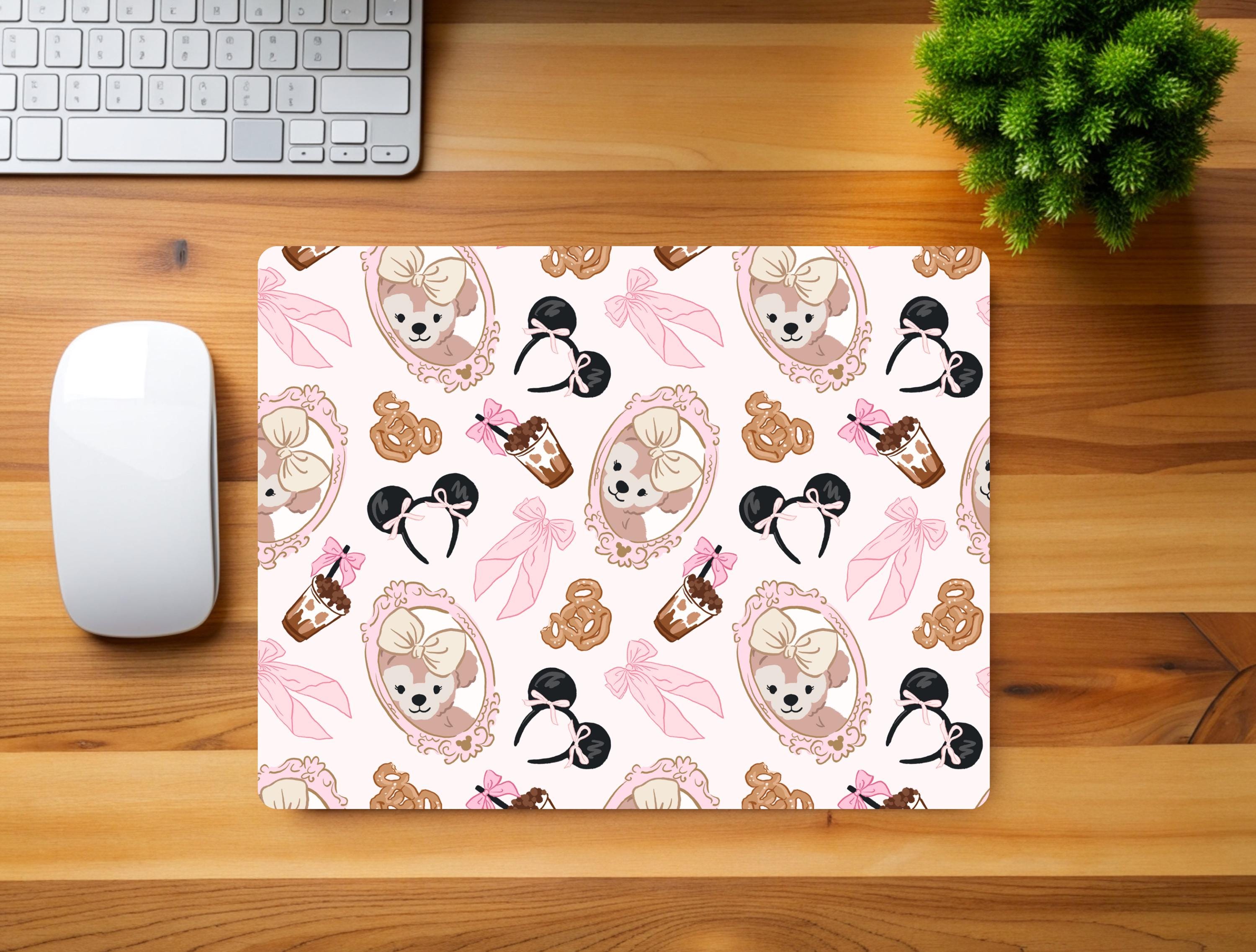 Disney Mickey Duffy Coquette Mousepad Office Decor