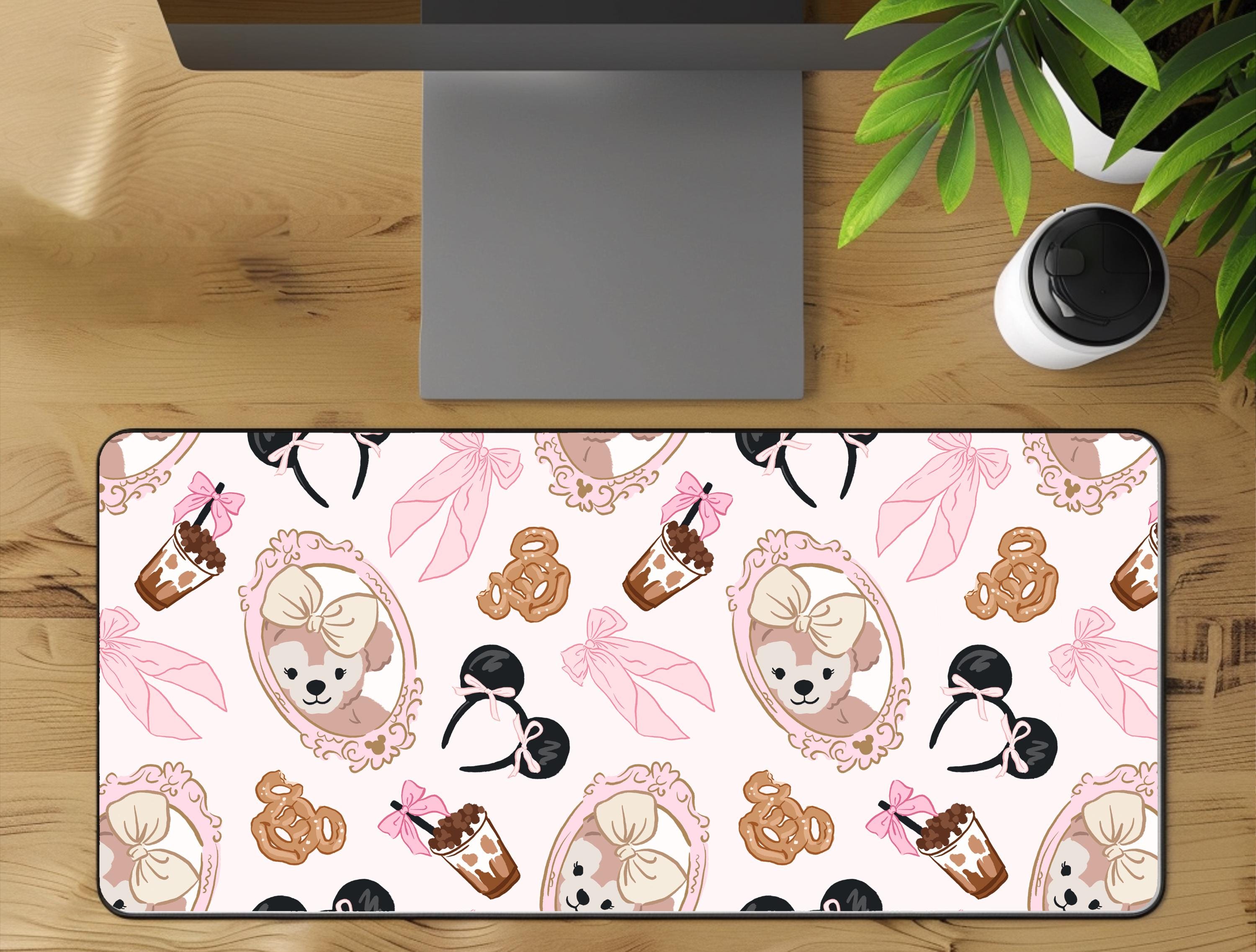 Disney Mickey Duffy Desk Mat Coquette Office Decor