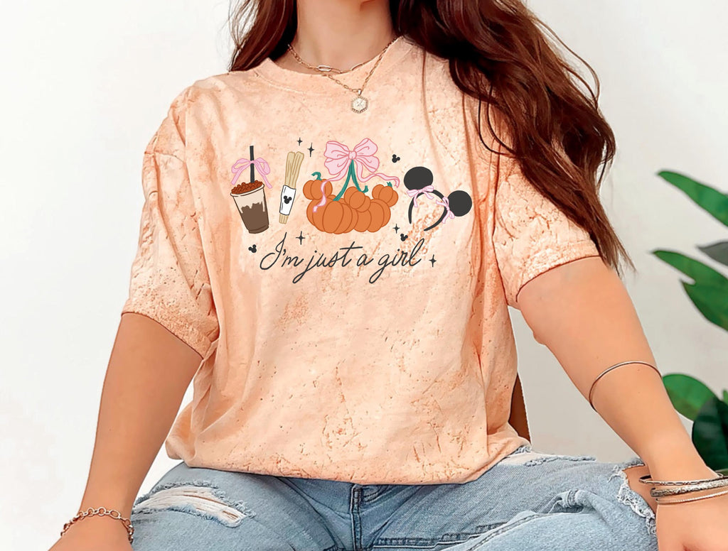 Disney Fall Mickey T-Shirt Comfort Color Coquette Shirt