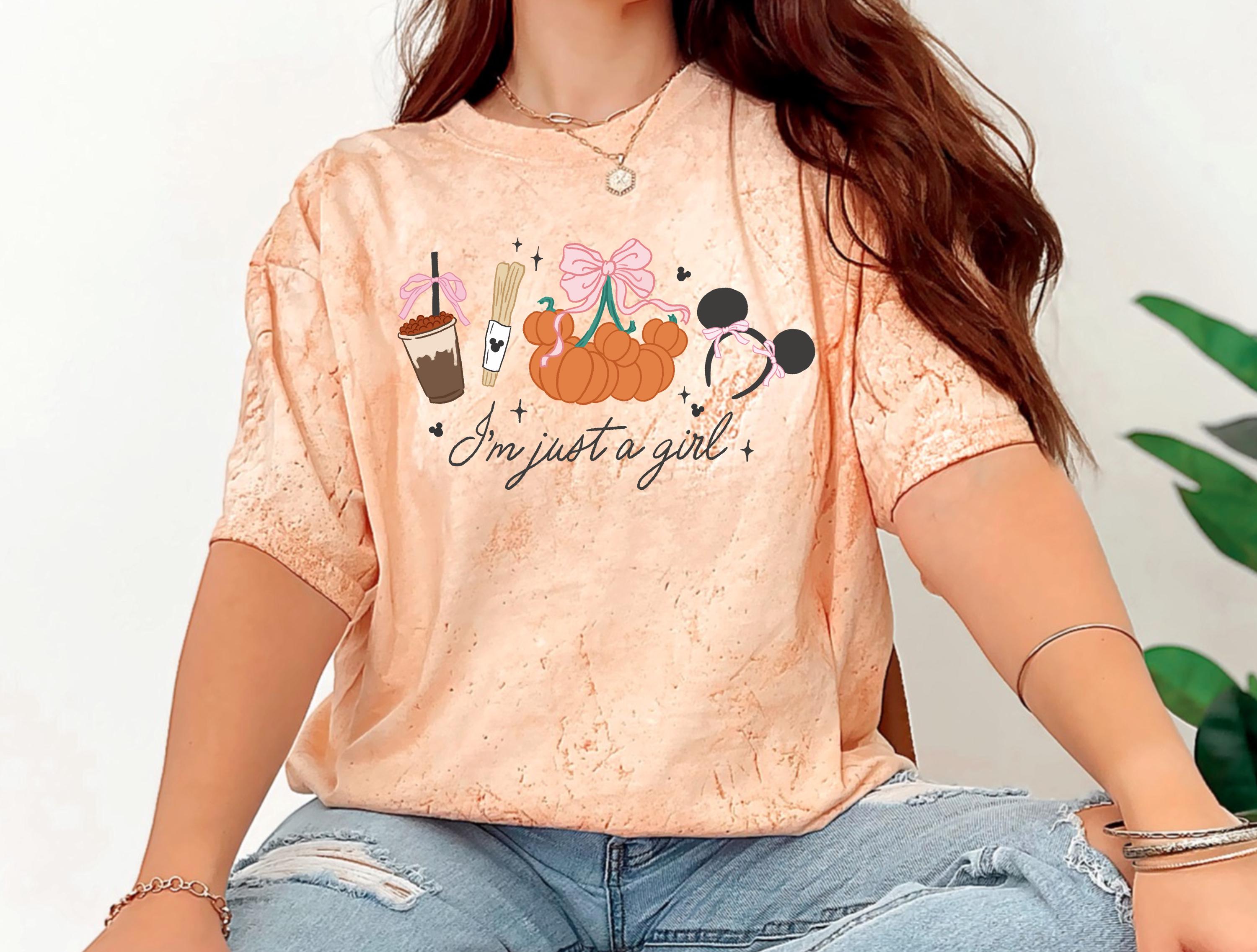 Disney Fall Mickey T-Shirt Comfort Color Coquette Shirt