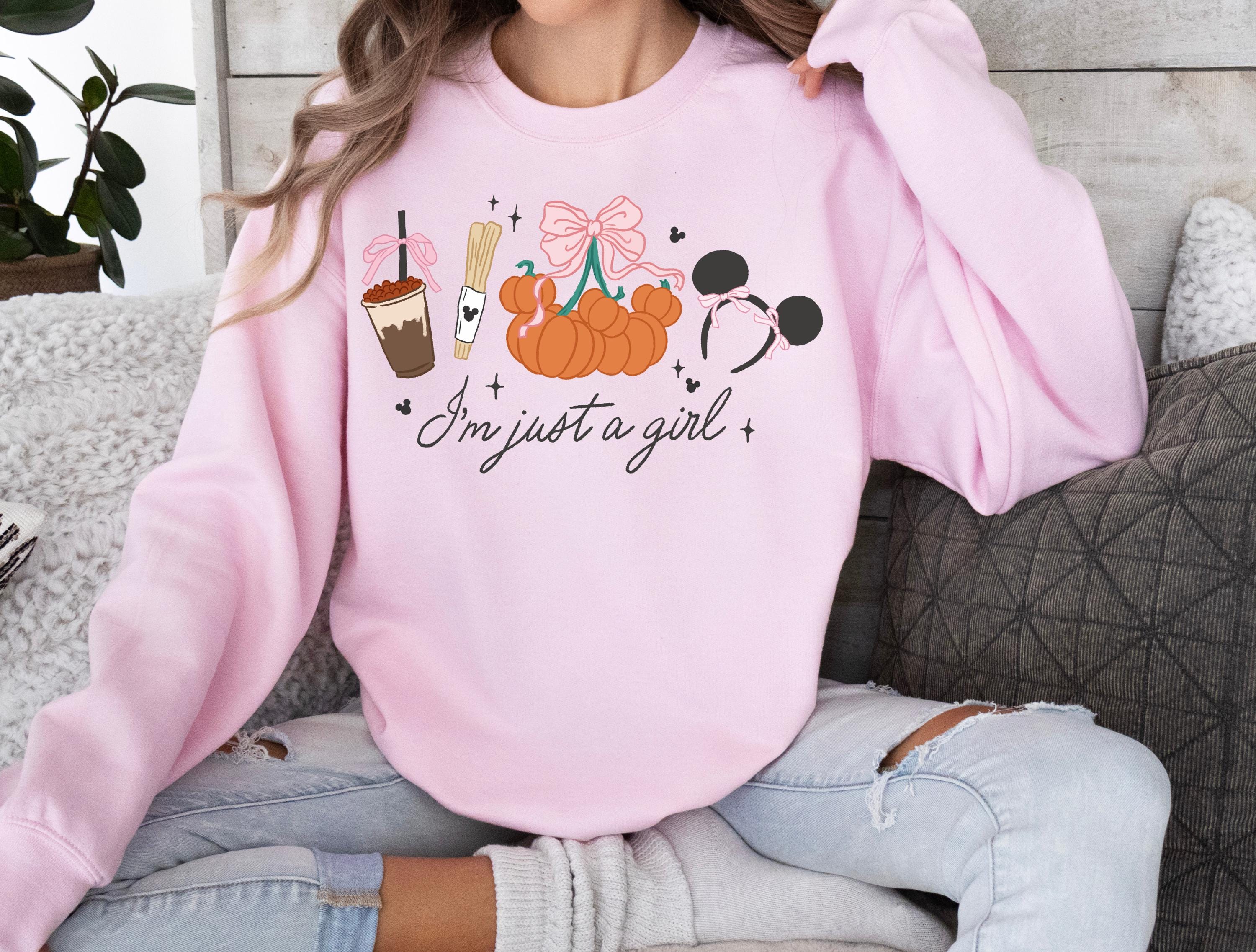 Disney Mickey Fall Crewneck Sweatshirt Pumpkin Shirt