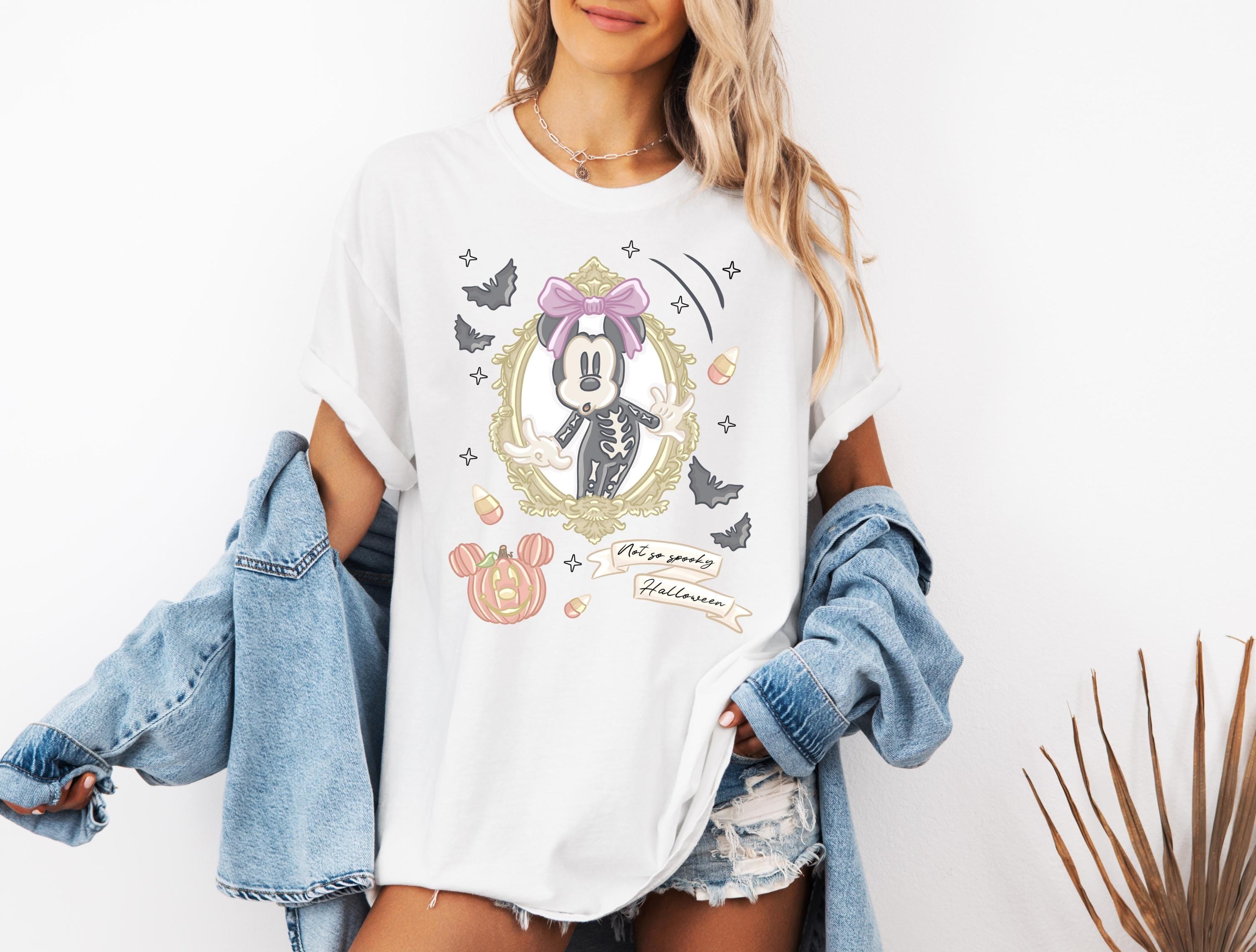 Disney Minnie Halloween T-Shirt Coquette Mickey
