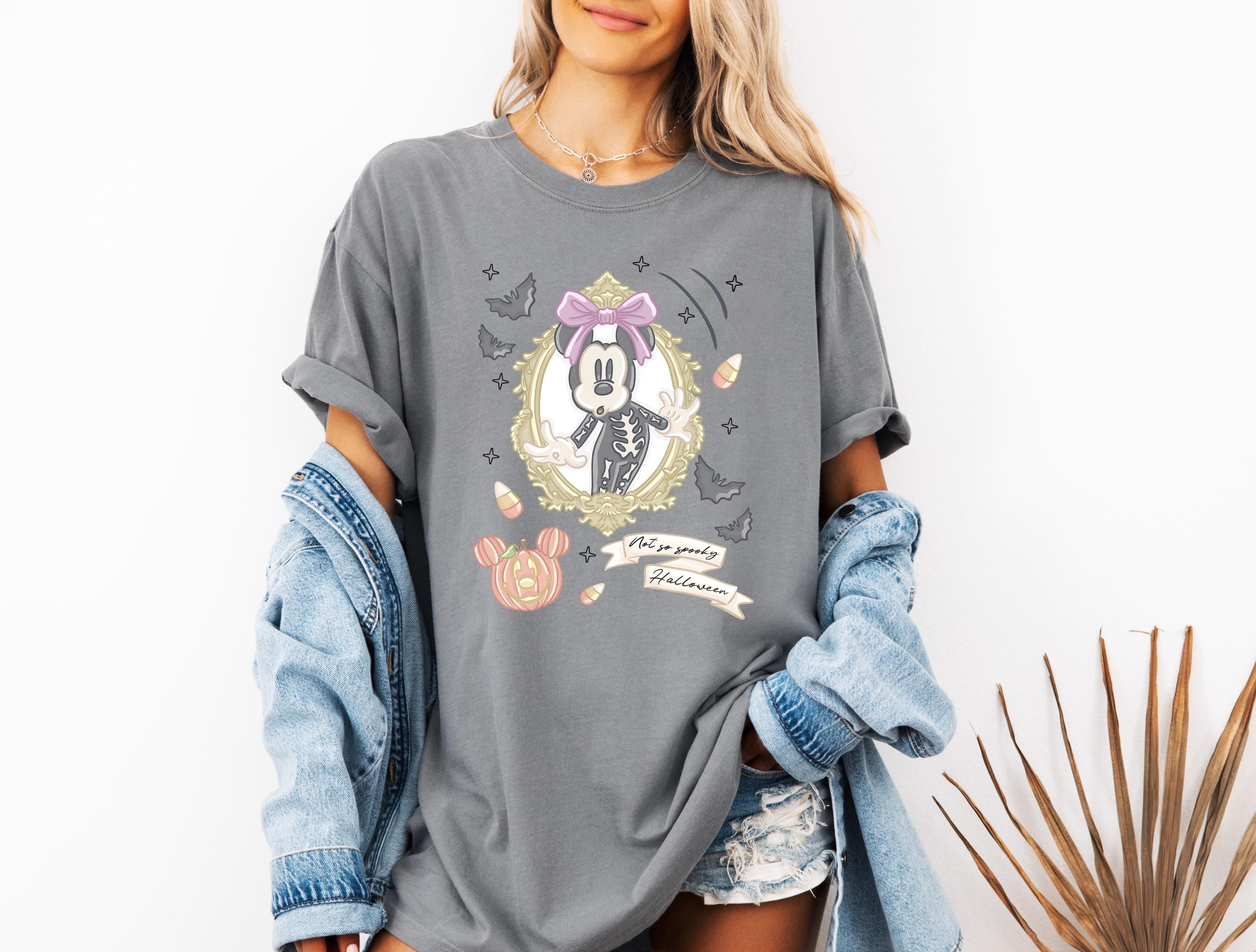 Disney Minnie Halloween T-Shirt Coquette Mickey