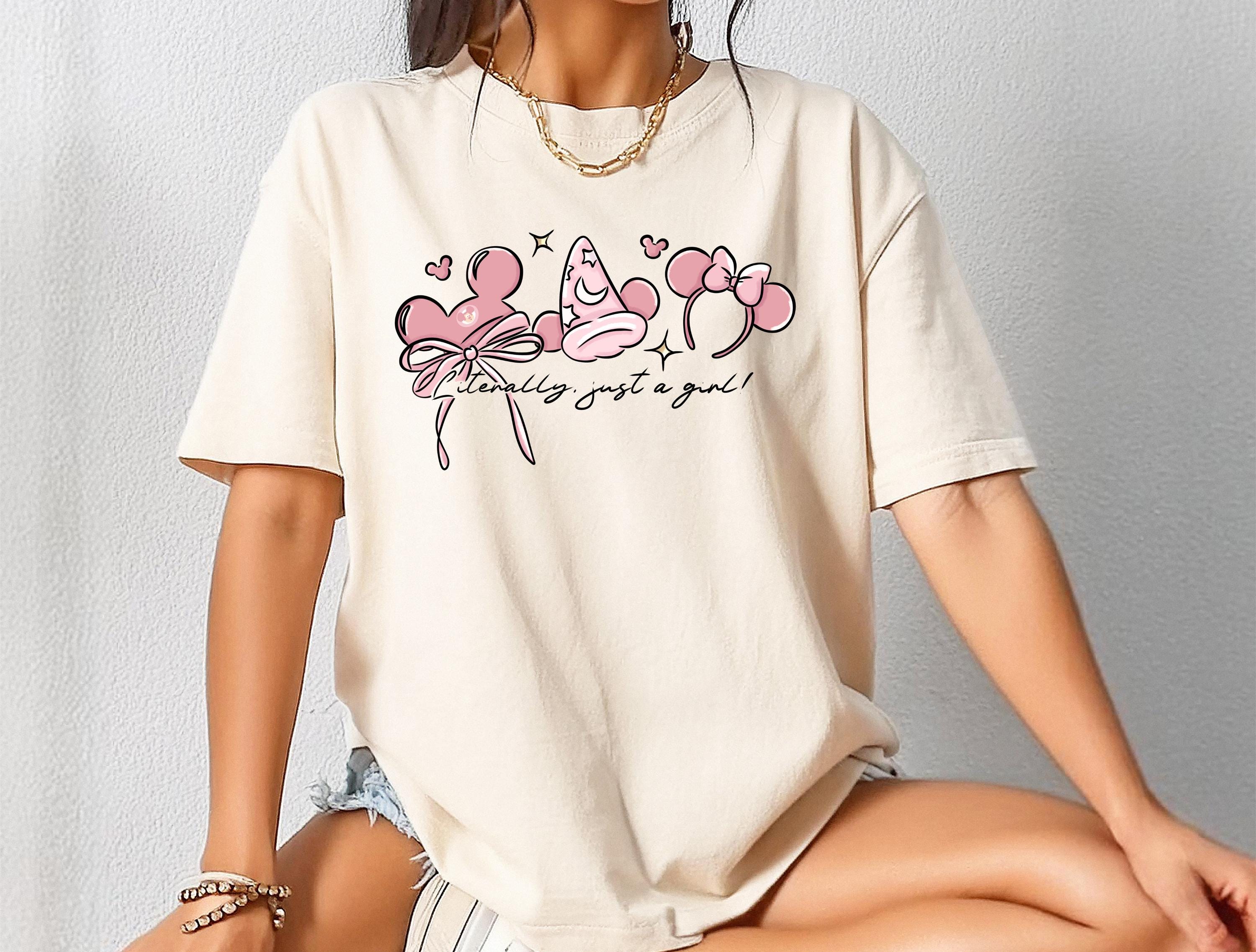 Disney Inspired Just a Girl T-Shirt Comfort Color Shirt