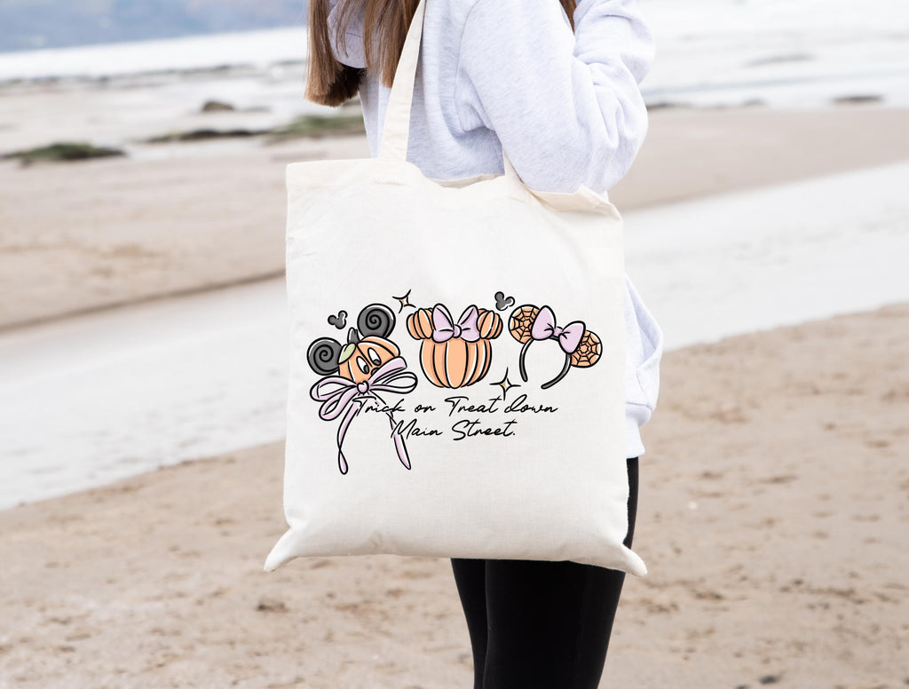 Disney Inspired Halloween Tote Bag Trick or Treat Tote