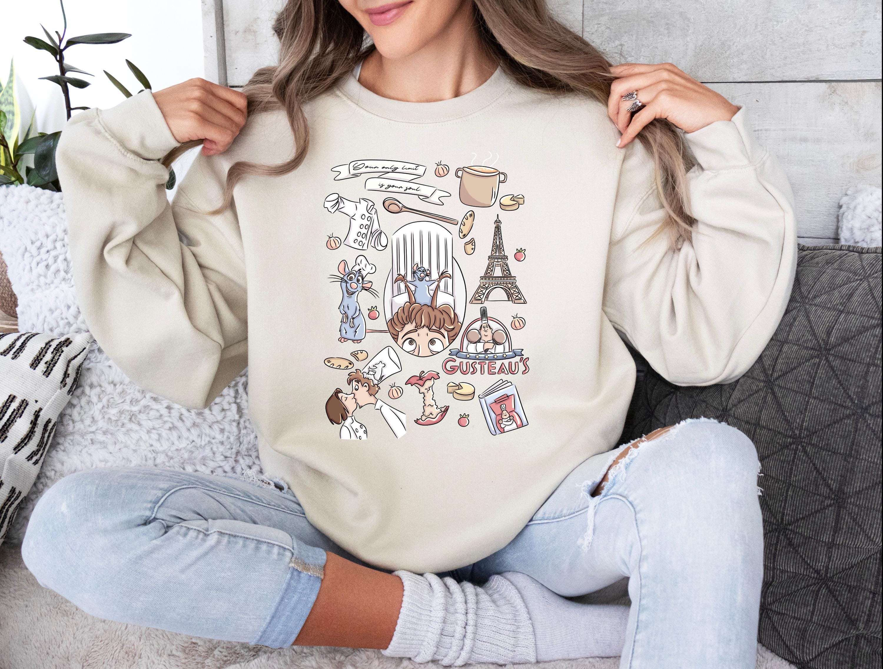 Disney Ratatouille Gildan Sweatshirt Crew Neck Remi Shirt