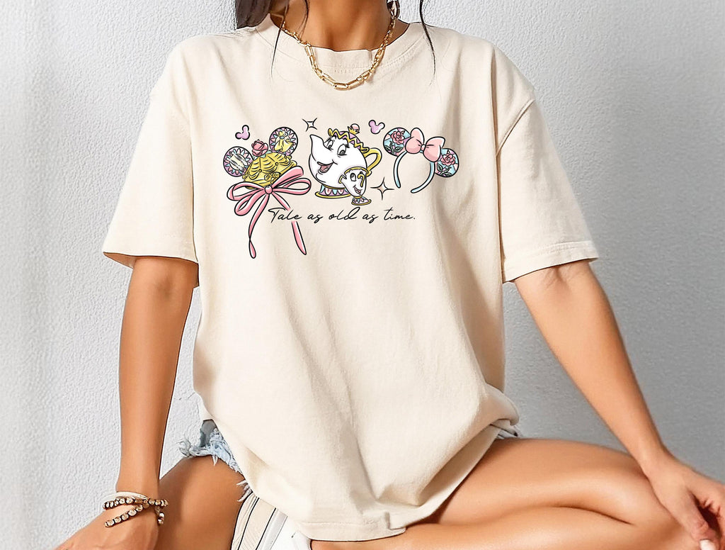 Disney Belle Beauty Beast T-Shirt Comfort Color Shirt