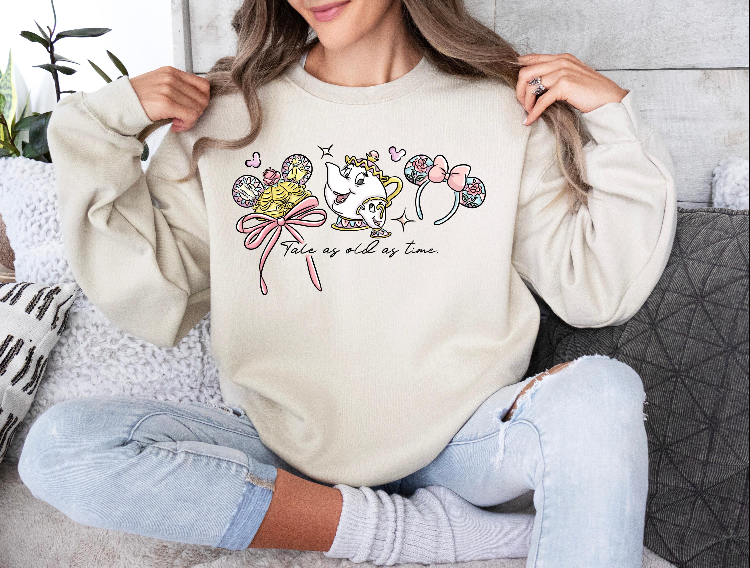 Disney Beauty Beast Sweatshirt Belle Shirt