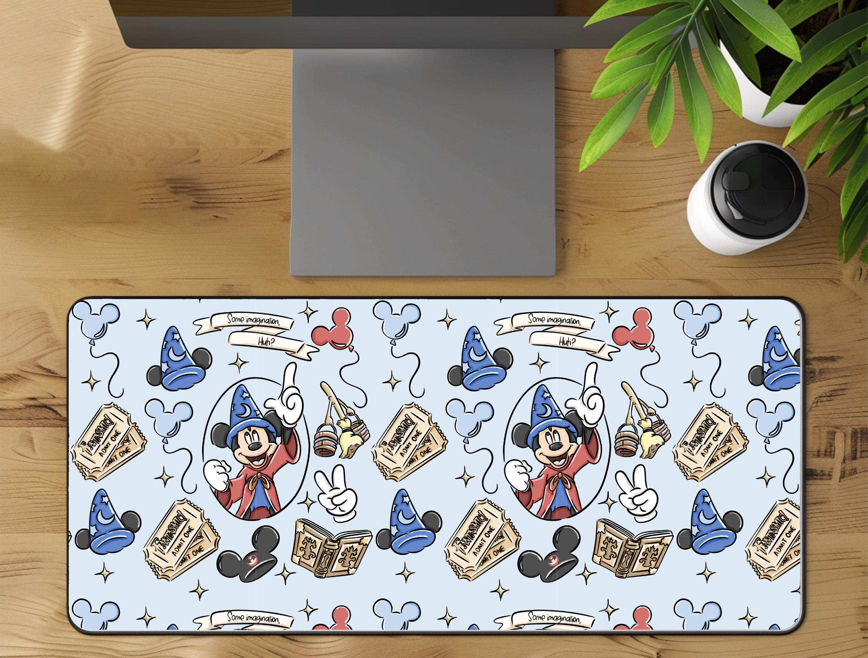 Disney Fantasmic Mickey Desk Mat Mouse Pad Office Decor