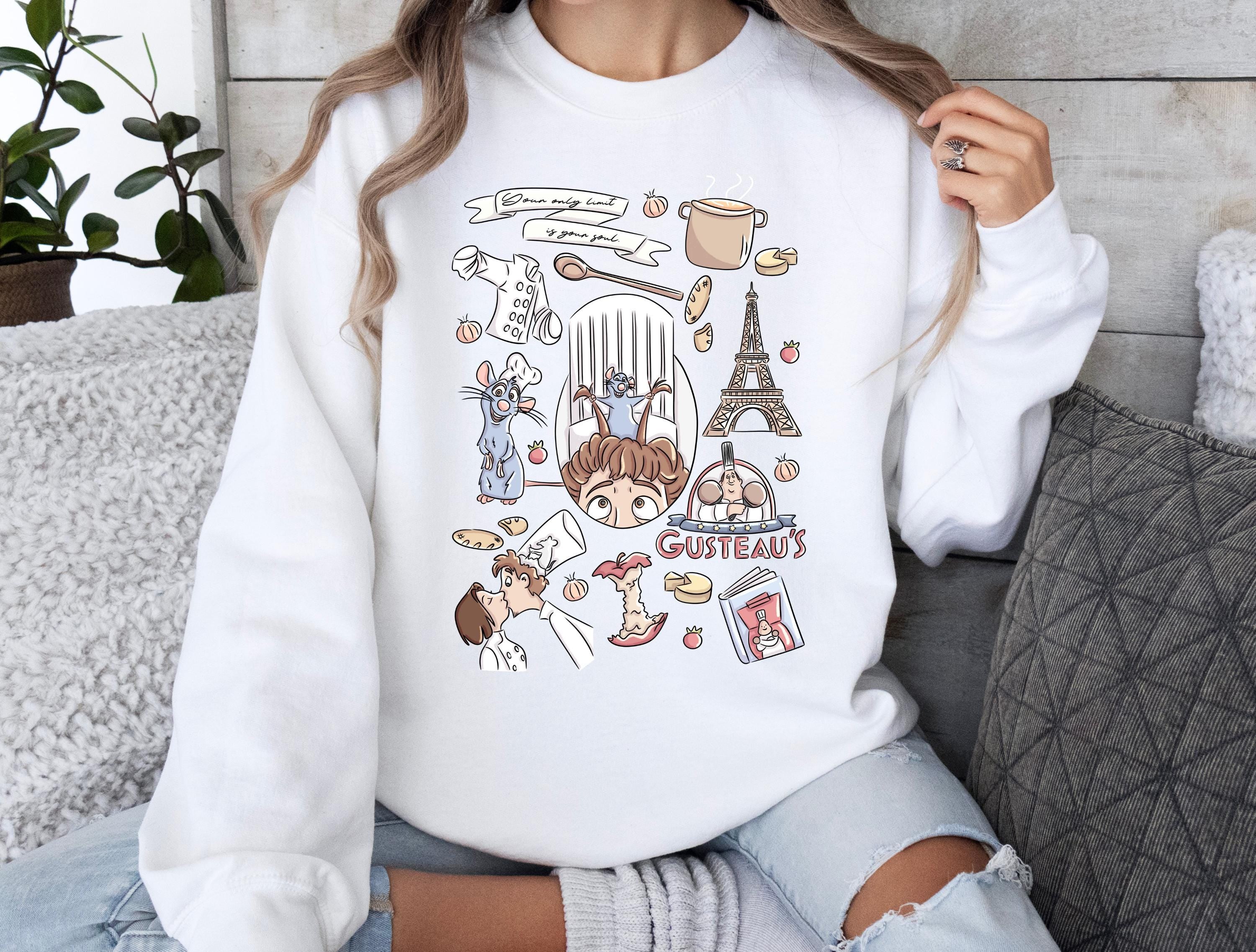 Disney Ratatouille Gildan Sweatshirt Crew Neck Remi Shirt