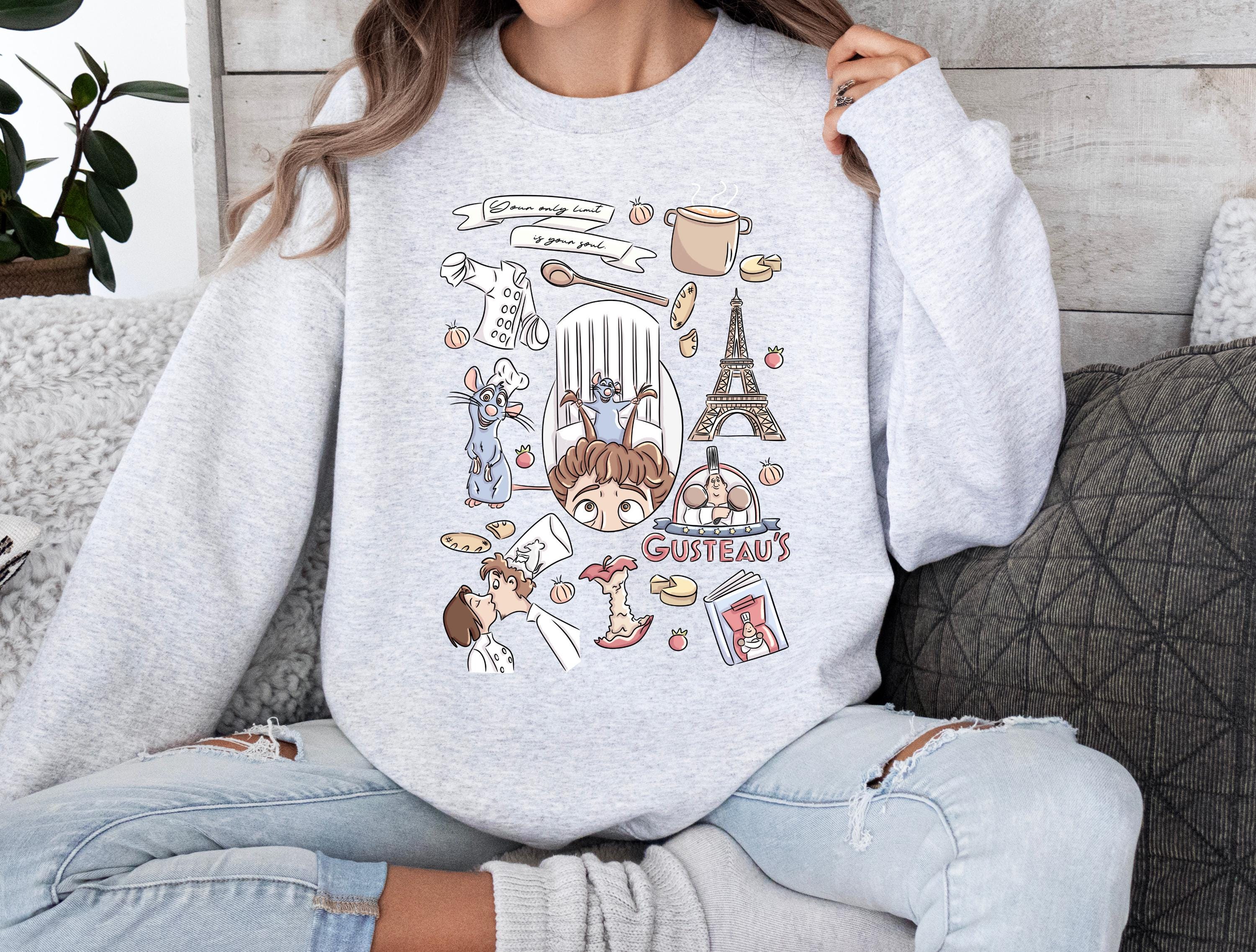 Disney Ratatouille Gildan Sweatshirt Crew Neck Remi Shirt