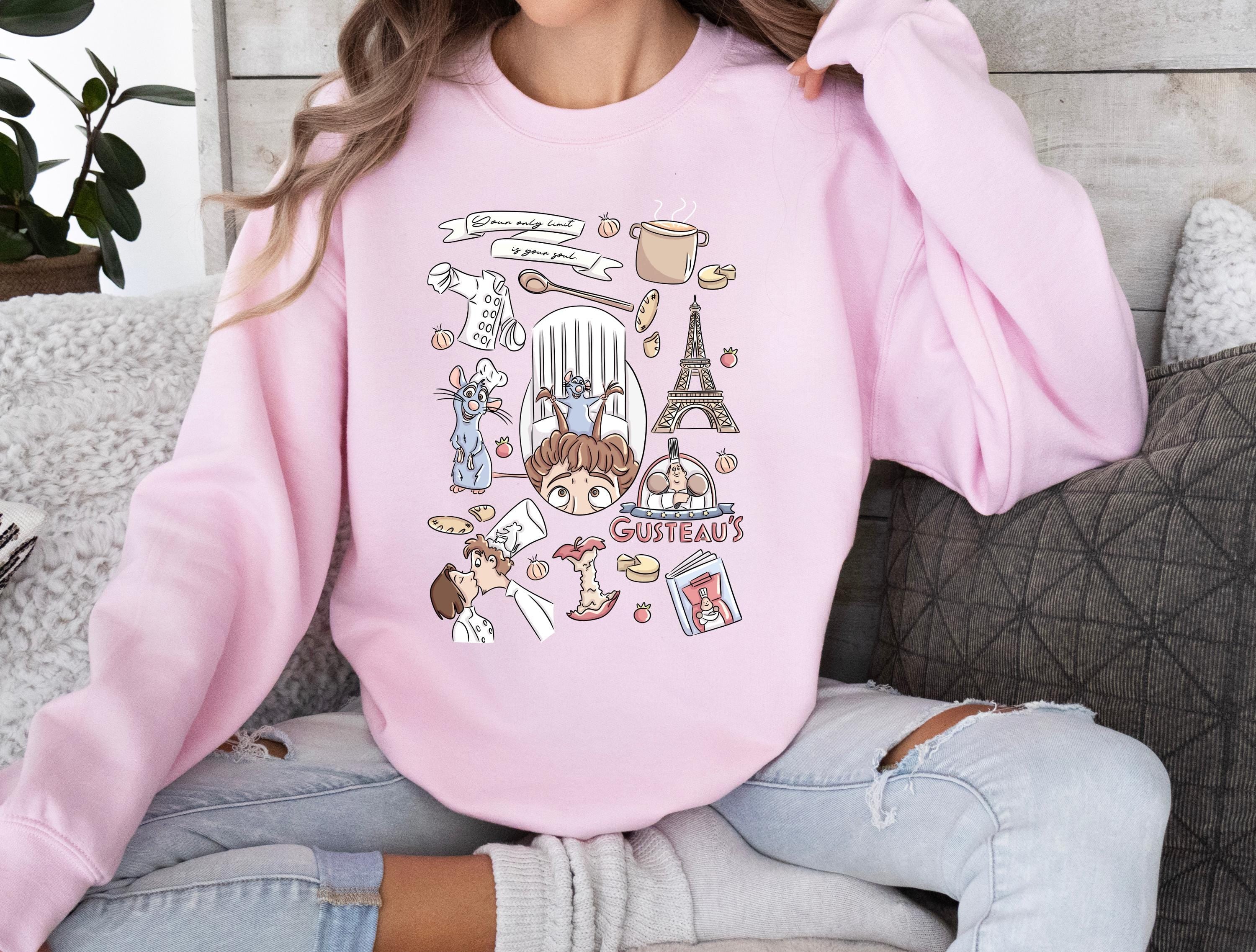 Disney Ratatouille Gildan Sweatshirt Crew Neck Remi Shirt