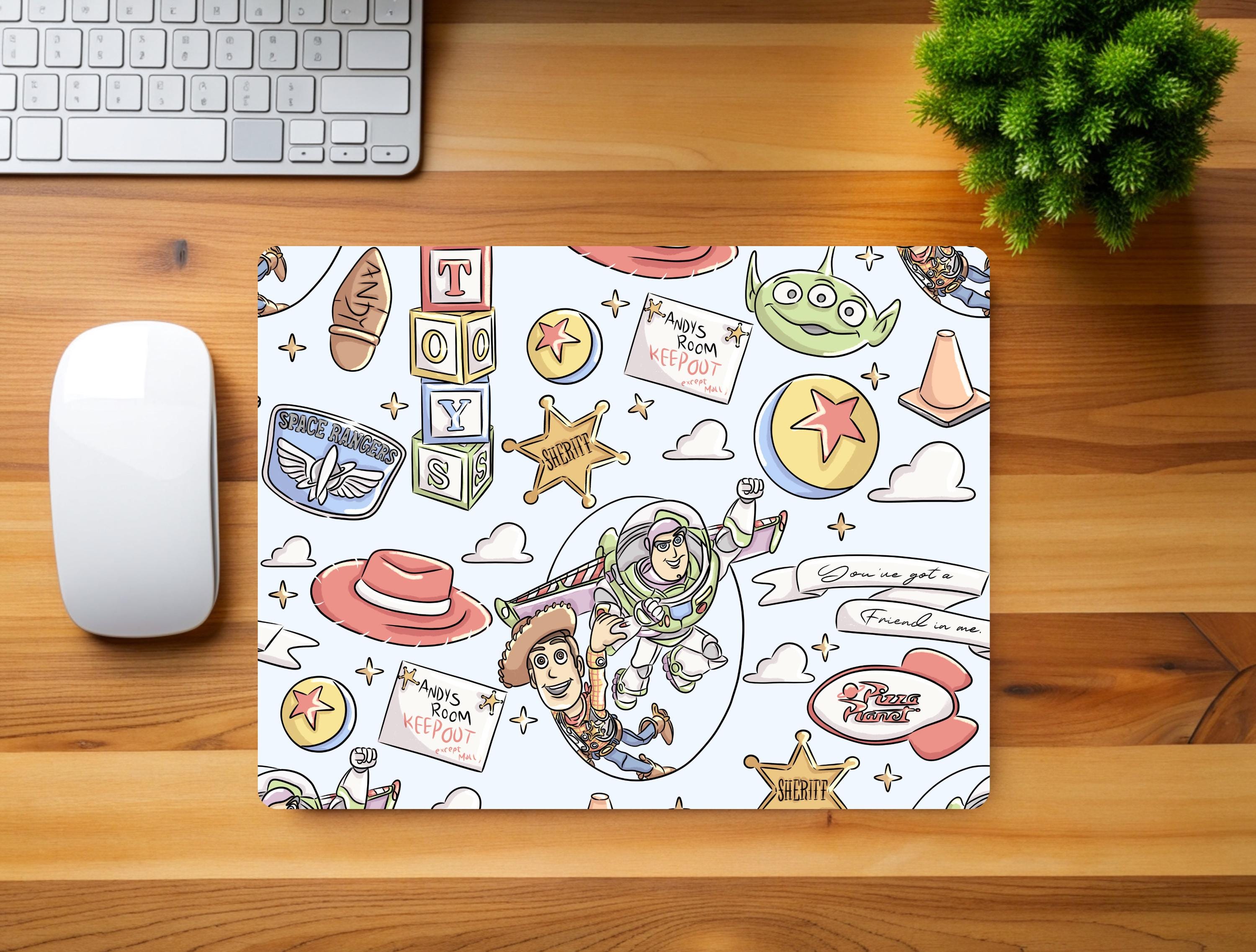 Disney Toy Story Mouse Pad Buzz Woody Office Decor