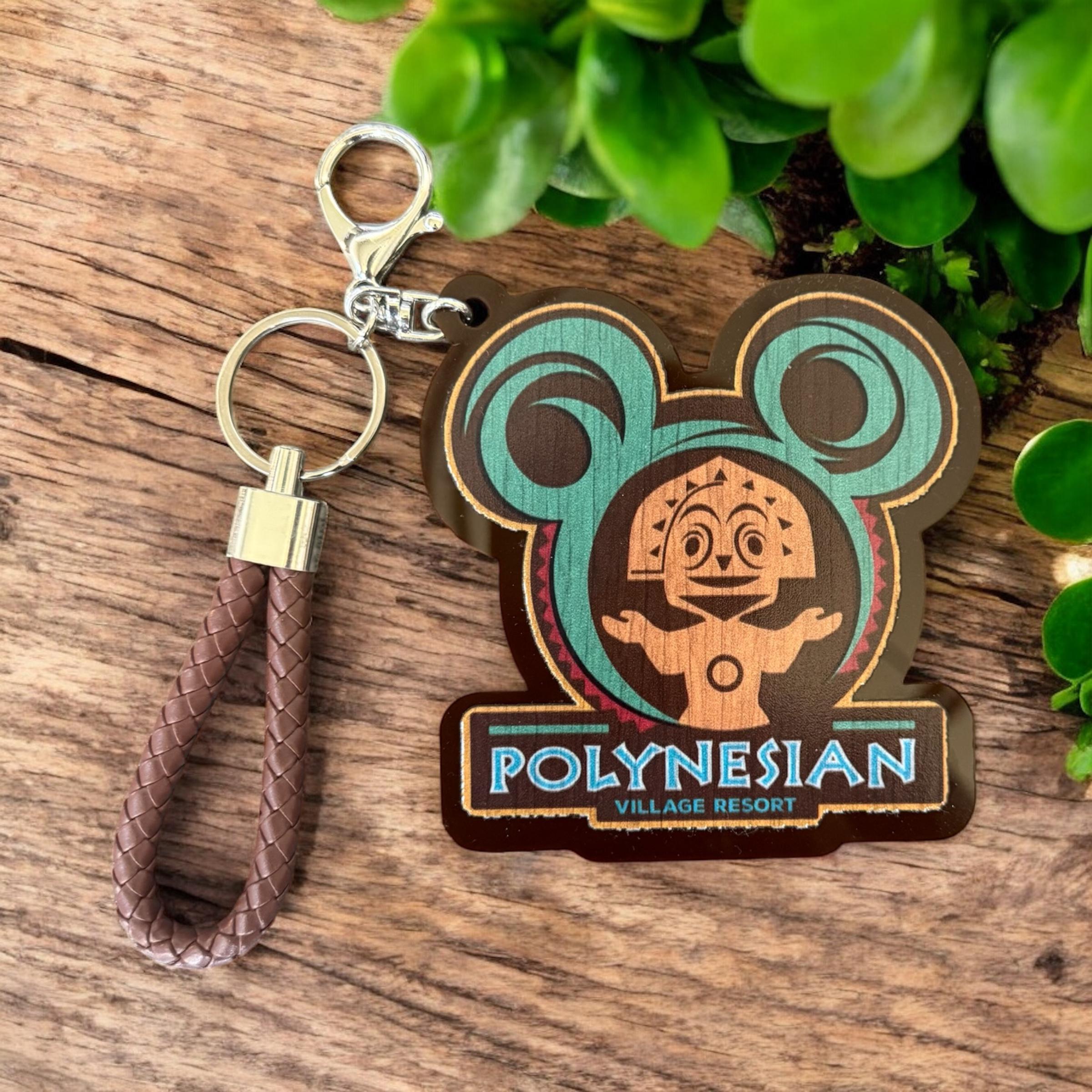 Disney Polynesian Bag Tag Keychain Resort Accessories