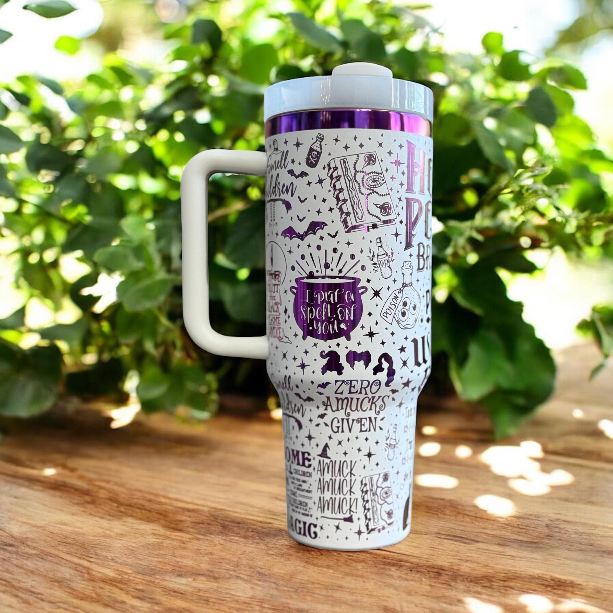 Disney Hocus Pocus Stanley Style Tumbler 40 OZ Water Bottle