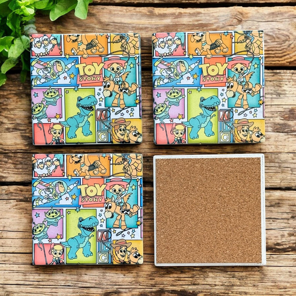 Disney Toy Story Ceramic Coaster Set of Four