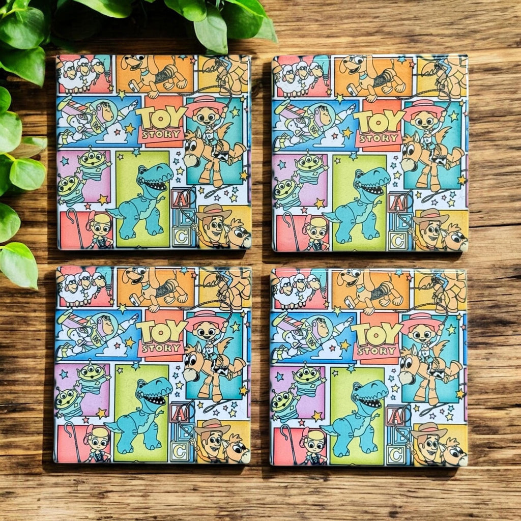 Disney Toy Story Ceramic Coaster Set of Four