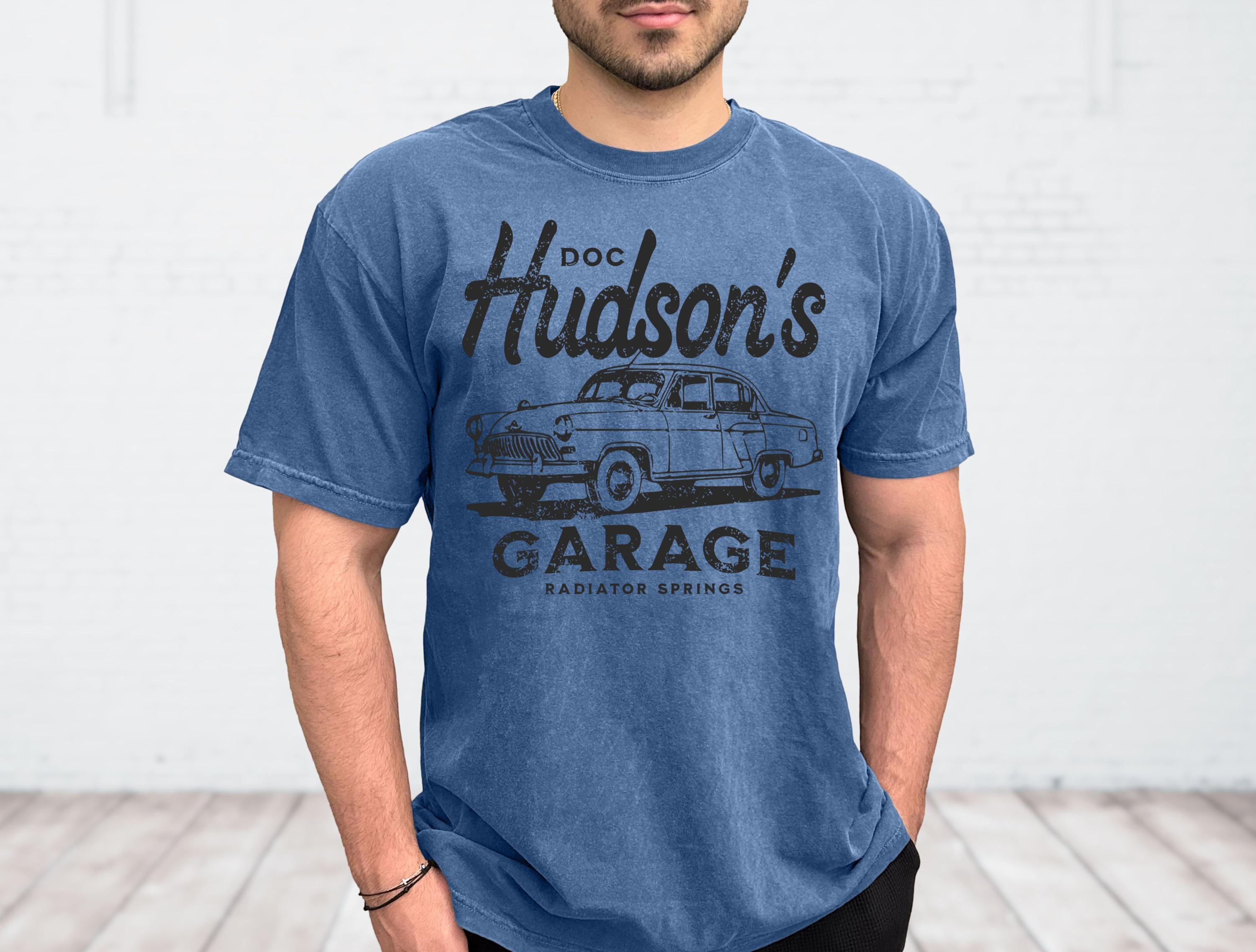Doc Hudson Comfort Color T-Shirt Men's Cars Shirt