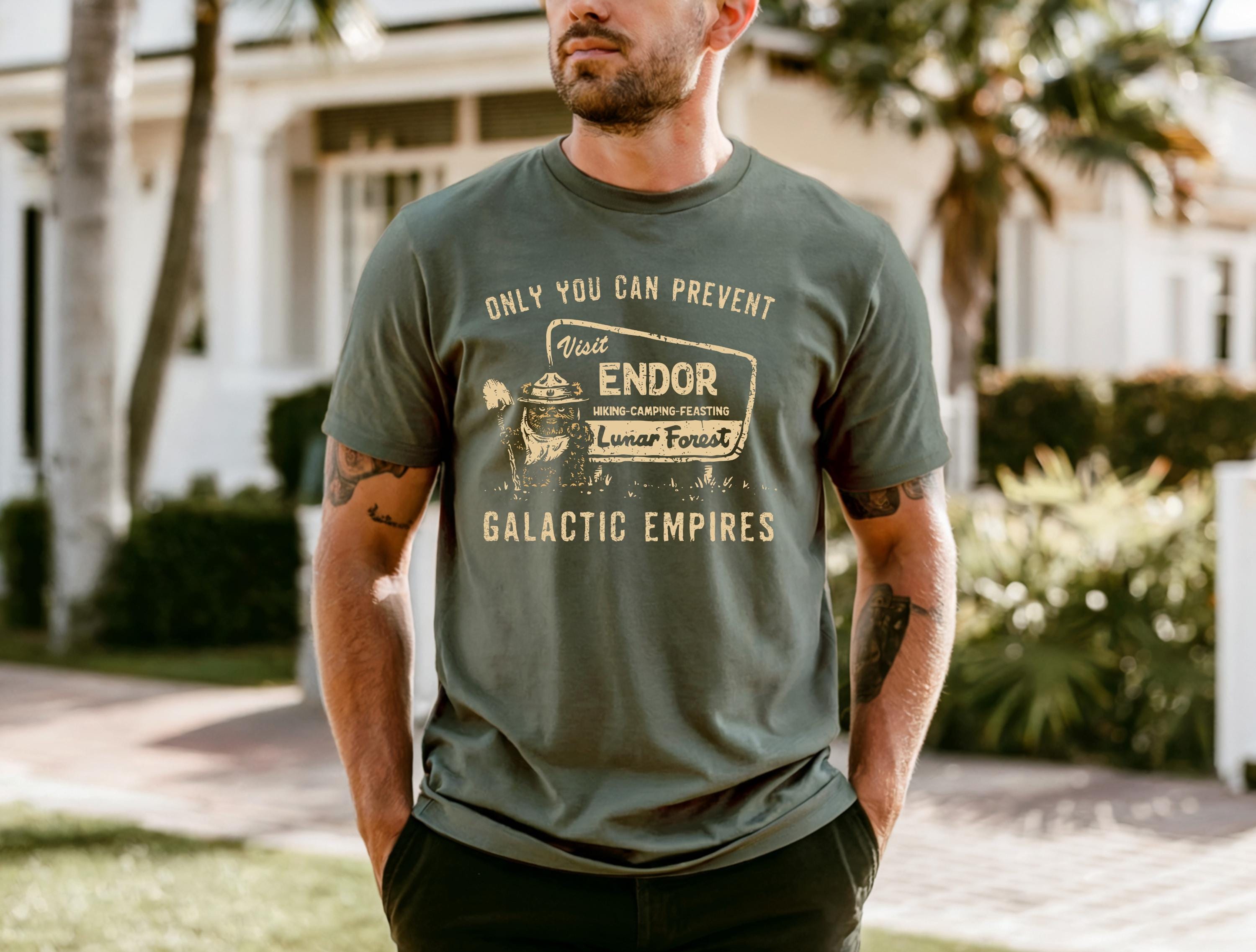 Star Wars Inspired Endor Comfort Color T-Shirt Men's Disney Shirt
