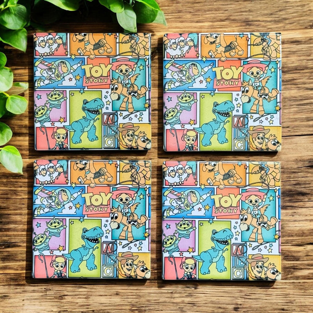 Disney Toy Story Ceramic Coaster Set of Four