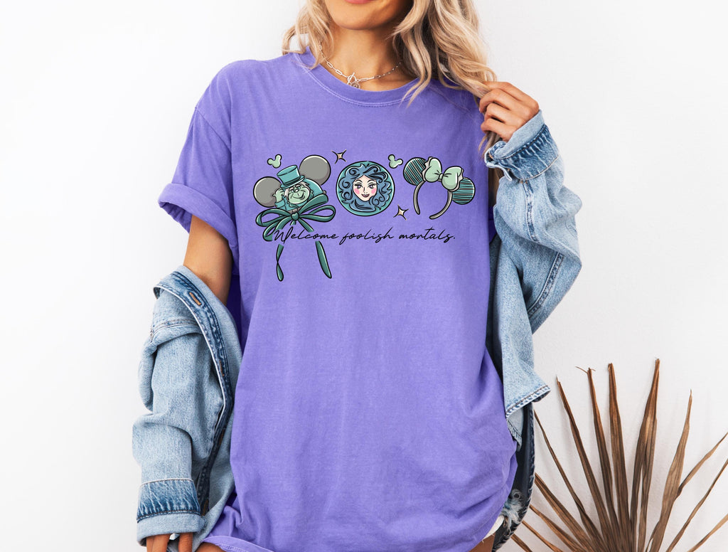 Haunted Mansion Coquette Comfort Color T-Shirt Halloween Shirt