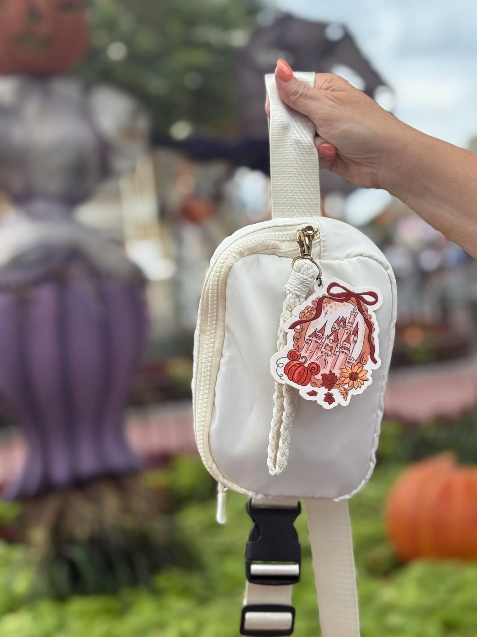 Disney Fall Castle Bag Tag Keychain