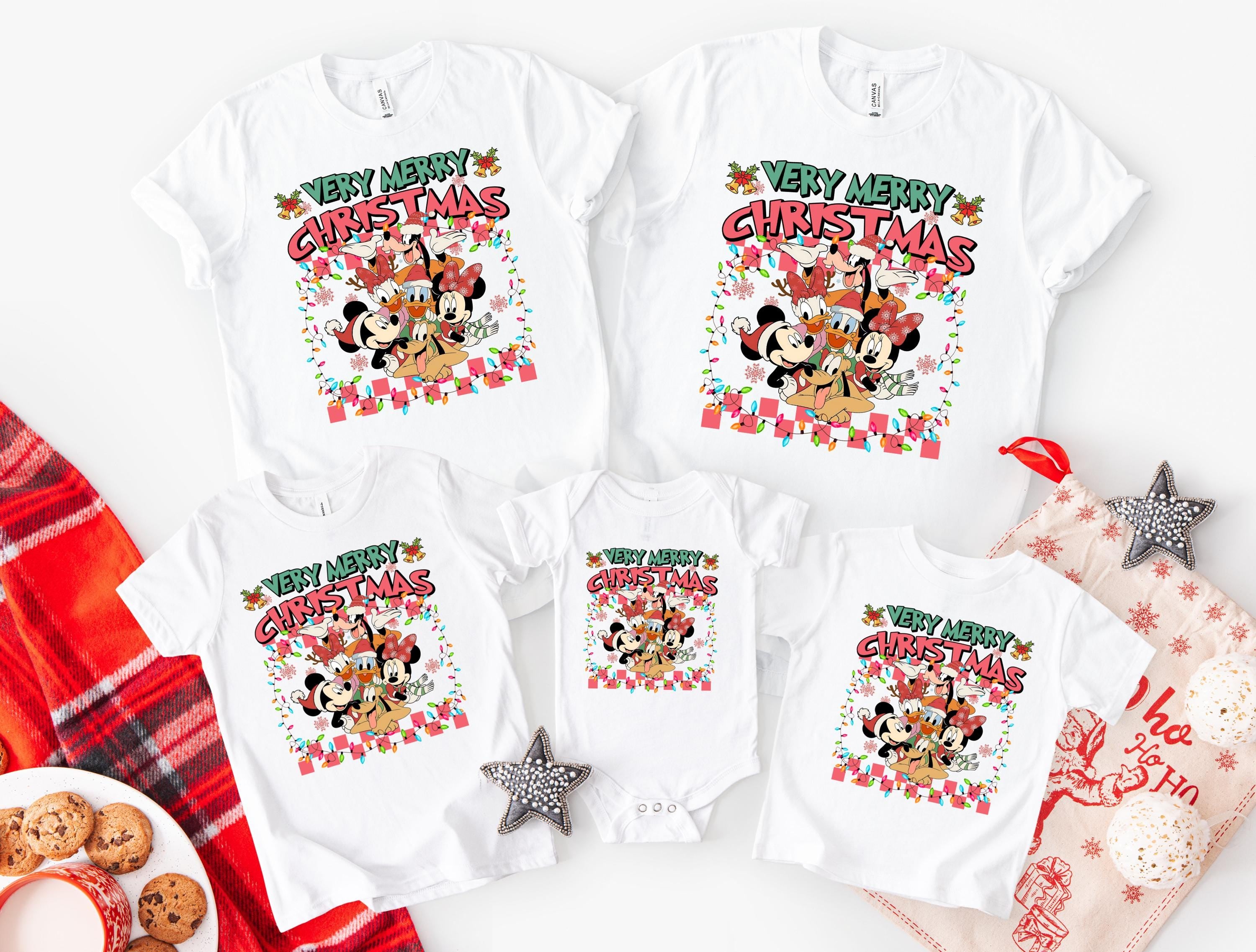 Disney Christmas Family Pajamas Mickey's Very Merry Shirt