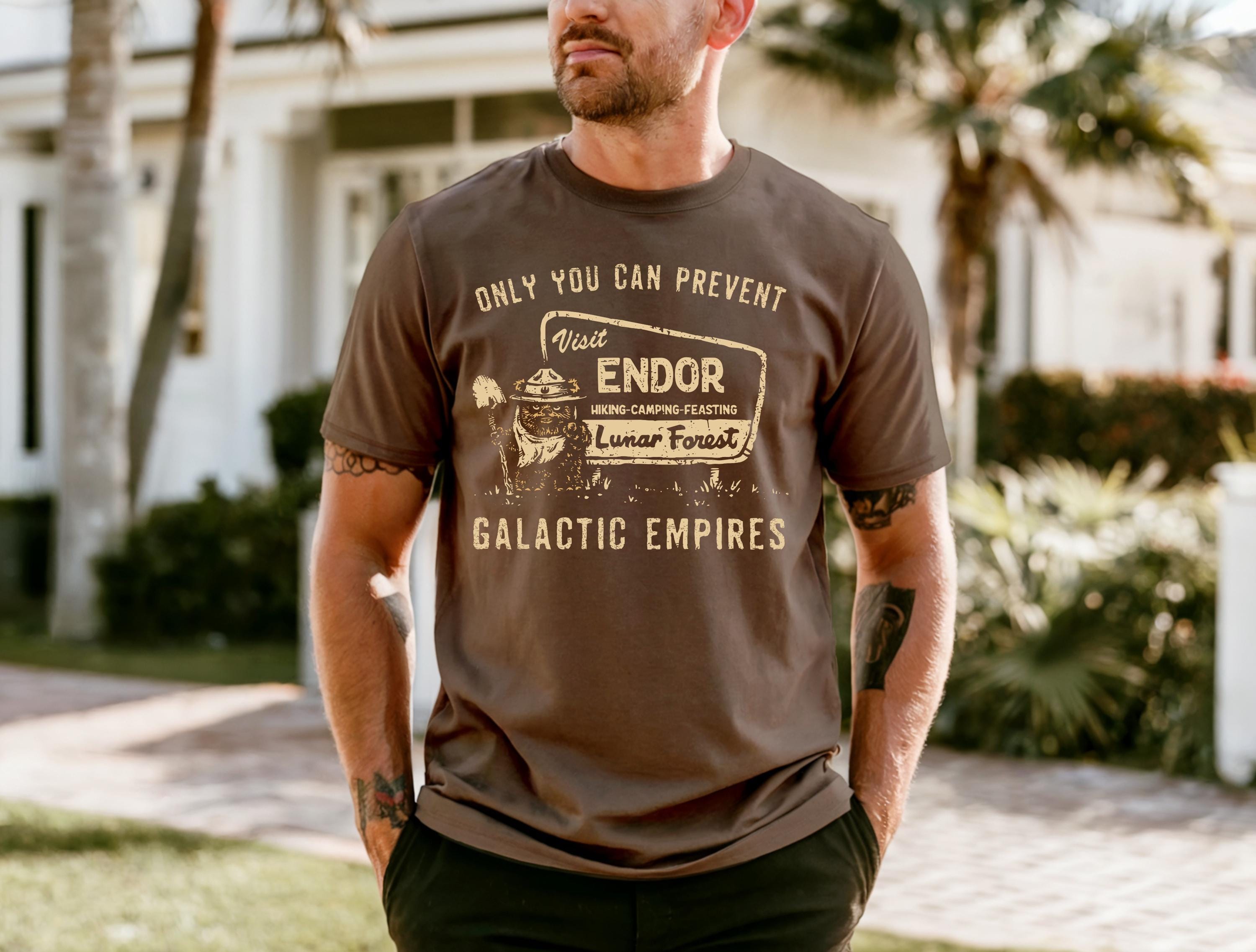 Star Wars Inspired Endor Comfort Color T-Shirt Men's Disney Shirt