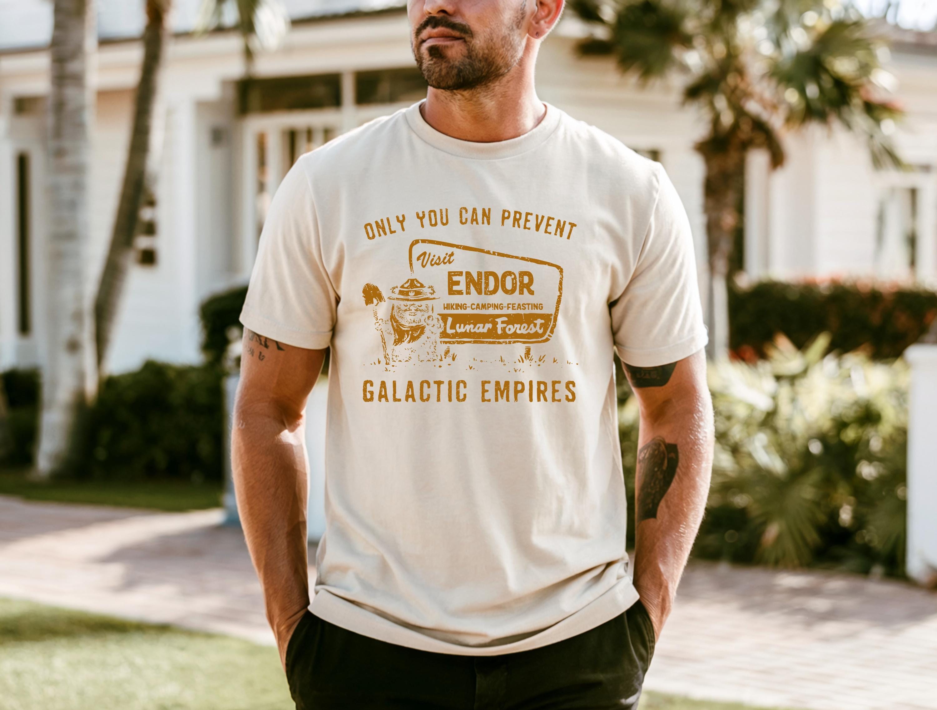 Star Wars Inspired Endor Comfort Color T-Shirt Men's Disney Shirt