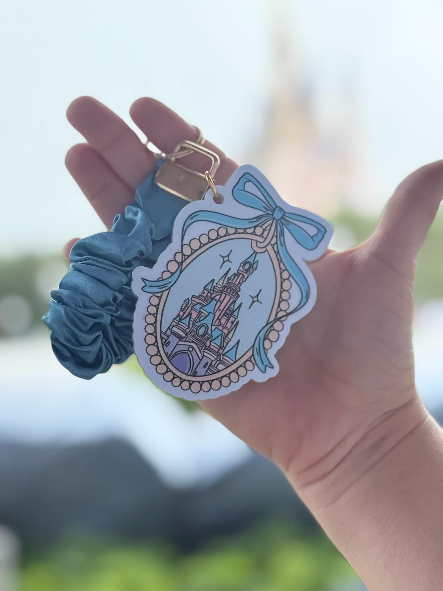 Disney Castle Keychain Bag Tag Cinderella Luggage Tag
