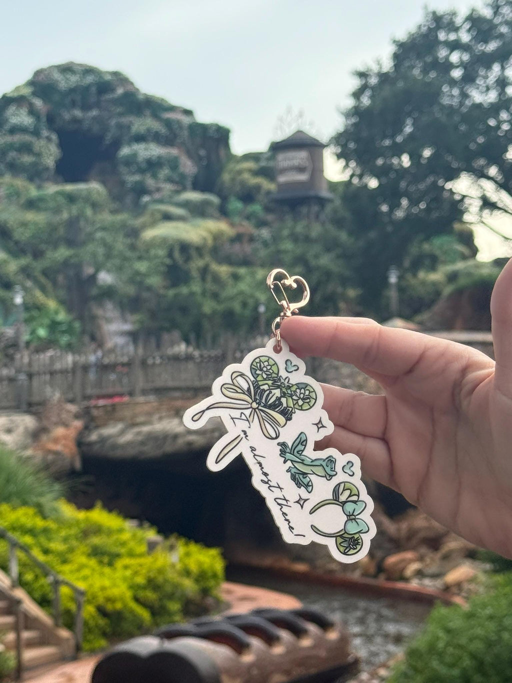 Disney Tiana Princess Frog Keychain Bag Tag Luggage Tag